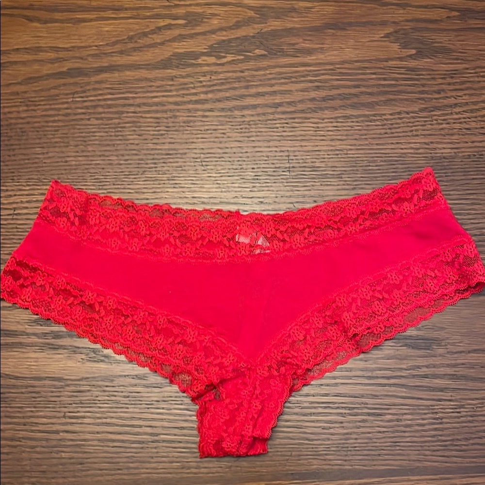 Victoria's Secret Red Lace Panties
